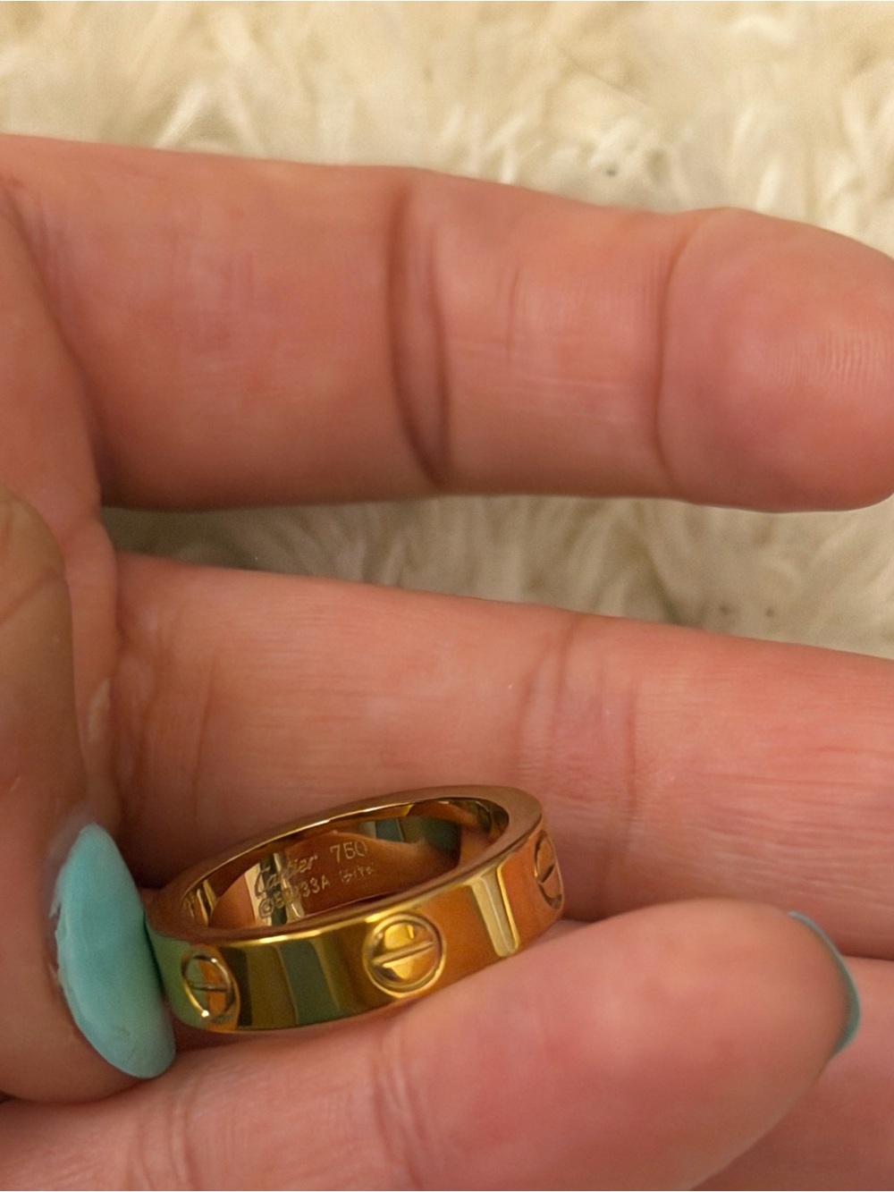 Yellow Gold Love Ring